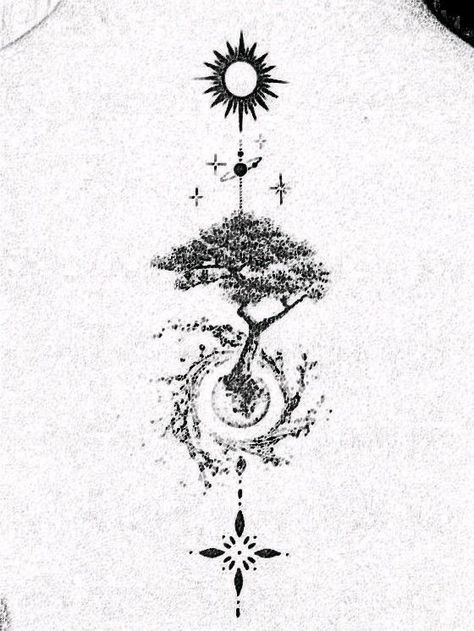 Giving Tree Tattoos, Aspen Trees Tattoo, Oak Leaf Tattoos, Tattoo Frau, Tree Silhouette Tattoo, Ink Tattoo Design, Evolution Tattoo, Bird Tattoo Men, Red Tattoo Ideas