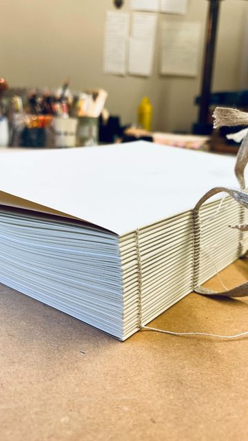 Slow Sewing, Book Binder, Bookmaking, Handmade Book, Traditional Crafts, Book Binding, Book Making, Sewing, On Instagram