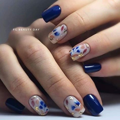 Summer Nails 2023 Color Trends | Summer Nails 2023 Dark Blue Gel Nails Design, Spring Nail Gel, Cute And Easy Nails, Summer Nails 2023 Color Trends, Nails 2023 Color Trends, 2023 Color Trends, Easter Nail Ideas, Summer Nails 2023, Sheer Nails