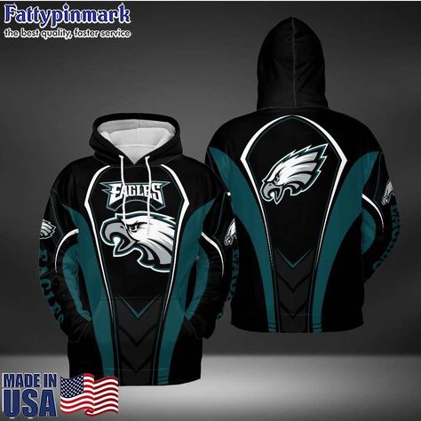 Personalized Philadelphia Eagles NFL 3D All Over Print Zip Up Hoodie Check more at https://fattypinmark.com/product/personalized-philadelphia-eagles-nfl/ Eagles Nfl, Zip Hoodies, Philadelphia Eagles, Zip Up Hoodie, Eagles, All Over Print, Zip Hoodie, High Definition, Philadelphia