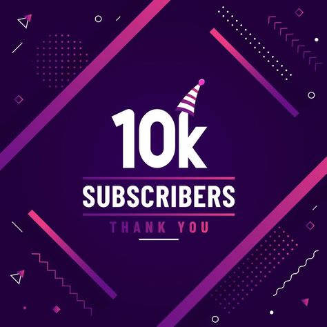 Thank you 10K subscribers, 10000 subscribers celebration modern colorful design. 10k Subscribers Thank You, 10k Subscribers Youtube, 10000 Subscribers, Reels Editing, 10k Subscribers, Khwaja Ji, Khwaja Ji Pic, Love You Mom Quotes, Editing Png