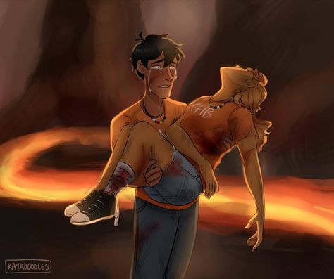 Art by @kayadoodles on Insta Percy Jackson Fan Art Percabeth Tartarus, Percabeth Fan Art, I Took A Nap, Percy Jackson Drawings, Percy Jackson Wallpaper, Percy And Annabeth, Percy Jackson Quotes, Percy Jackson Fan Art, Percy Jackson Characters