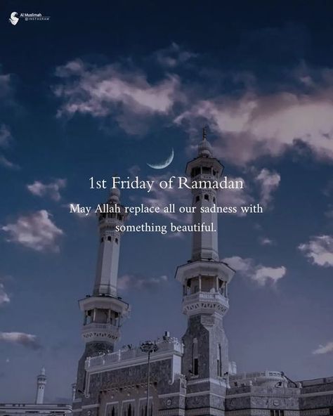 Islamic Quotes ❤ on Instagram: "Aameen Ya Rab 🤍 #ramadanmubarak #ramadan #friday #jummah" 3rd Friday Ramadan, First Friday Of Ramadan Quotes, Ramadan Friday Quotes, Ramadan Friday, Friday Jummah, Best Ramadan Quotes, Islam Ramadan, Happy Friday Quotes, Ramadan Day