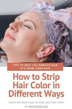 Remove Semi Permanent Hair Color, Strip Hair Color, Remove Permanent Hair Dye, Removing Permanent Hair Color, Color Stripping Hair, Strip Hair, Hair Shade, Hair Stripping, Hair Dye Removal