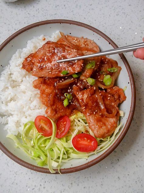 Tenderloin Marinade, Pork Tenderloin Marinade, Riced Veggies, Boneless Pork Loin, Ginger Sauce, Tsukasa Tenma, Fried Pork, Boneless Pork, Cooking Wine