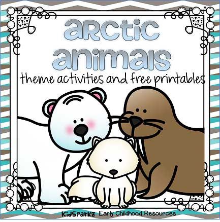 Arctic Animals preschool theme activities - KIDSPARKZ Arctic Animals Preschool Activities Free Printables, Arctic Animals Preschool Theme, Arctic Animals Preschool Activities, January Preschool Themes, Polar Animals Preschool, Winter Animals Preschool, Preschool Animals, Arctic Animals Activities, Preschool January