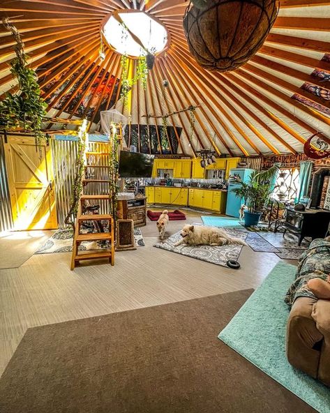 Desert Yurt, Yurt Kitchen, Yurt Life, Yurt Interior, Yurt Living, Book Vibes, Loft Bathroom, Start Of Winter, Desert Living