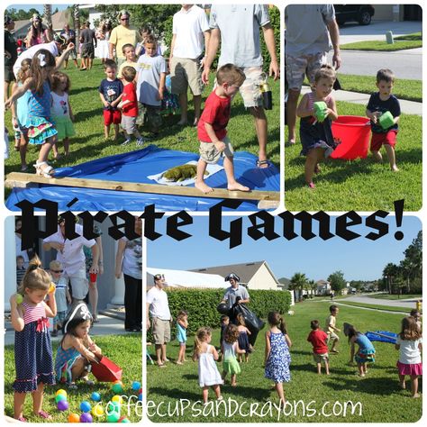 Pirate Birthday Party Games, Pirate Party Ideas, Pirate Party Games, Kindness For Kids, Pirate Themed Birthday Party, Cousin Camp, Pirate Activities, Honey Crisp, Pirate Themed Birthday