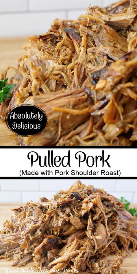 Dutch Oven Pulled Pork is a super easy pulled pork recipe that takes only a bit of prep work. Pork Shoulder For Pulled Pork, Oven Roasted Pulled Pork Shoulder, Dutch Oven Pulled Pork Recipes, Pulled Pork Stove Top Recipes, Pulled Pork Recipes Oven, Pulled Pork Without Bbq Sauce, Pulled Pork Recipes Easy, Pulled Pork In Oven, Oven Baked Pulled Pork