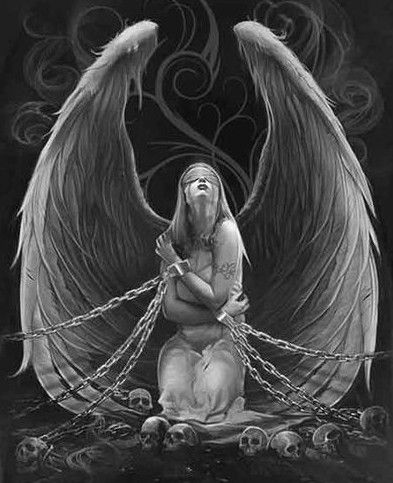 Angles And Demons, Crying Angel, Fallen Angel Art, Fallen Angel Tattoo, Gothic Angel, Angel Wall Art, Scratchboard Art, Art Angel, Angel Tattoo Designs