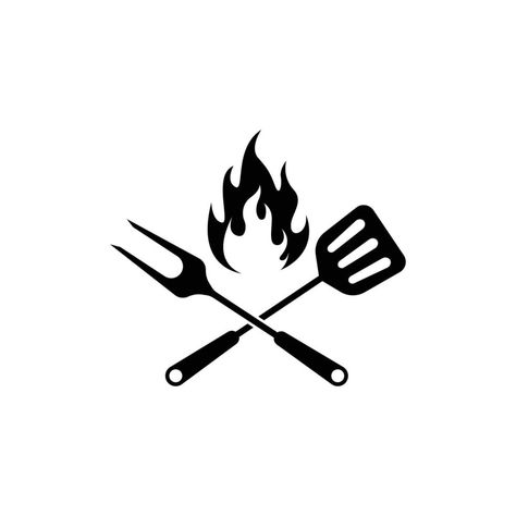 Grill Icon, Grill Logo, Bbq Grill Design, Bbq Tools, Grill Design, Bbq Grill, Free Svg, Design Template, Icon Design