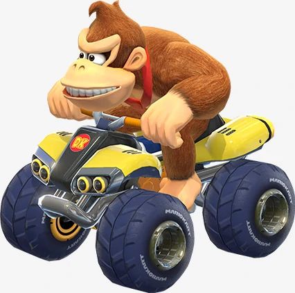 Donkey Kong/Gallery | Mario Kart Racing Wiki | Fandom Mario Kart Icons Black Background, Mario Kart Characters, Mario Kart Ds, Mario Kart 7, Art Skateboard, Mario Kart Wii, Lykan Hypersport, Super Mario Kart, Diddy Kong