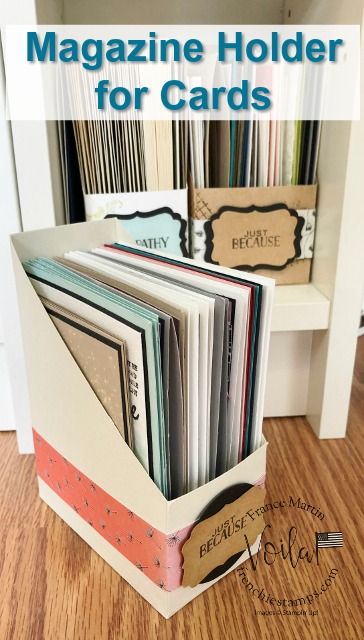 Diy Magazine Holder, Greeting Card Holder, Greeting Card Storage, Greeting Card Organizer, Paper Craft For Kids, Masks For Kids, Craft Storage Organization, Card Box Holder, Hand Made Greeting Cards