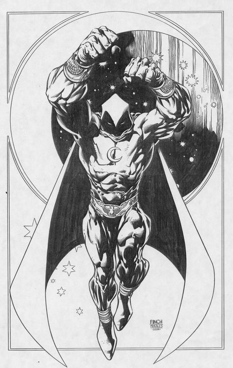 Moon Knight Comics, Comic Illustrations, Knight Drawing, Comic Art Sketch, Marvel Men, David Finch, Knight Tattoo, Marvel Knights, Wolverine Art