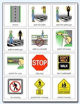 Kids Safety Poster, Pedestrian Safety Activities, Safety Rules On Road, Safety Rules At School, Road Safety Poster, Teaching Safety, Safety Signs And Symbols, Street Safety, Safety Pictures