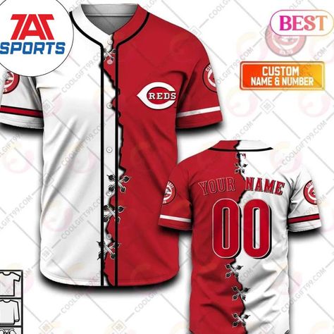 Personalized MLB Cincinnati Reds Mix Jersey, Custom Reds Jersey Check more at https://baseballgiftlove.com/product/personalized-mlb-cincinnati-reds-mix-jersey/ Cincinnati Reds Baseball, Jersey Baseball, Baseball Uniforms, Custom Baseball Jersey, Baseball Jersey Shirt, Reds Baseball, Love And Pride, Red Gift, Sports Lover