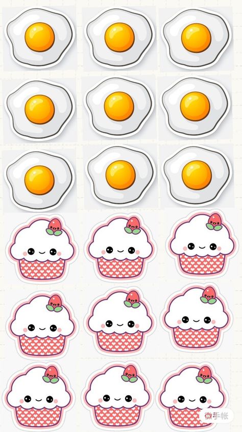 Egg Stickers Printable, Cupcake Stickers, Stickers Printable, Printable Stickers, Cupcake, Egg, Harry Potter, Chef, Ring