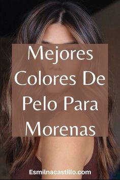 Hair Color For Morena Skin, Hair Color For Morena, Balayage Hair Morenas, Hair Coloring Accessories, Hair Color Removers, Peinados Hair Styles, Dip Dye Hair, Chestnut Hair Color, Diy Hair Color