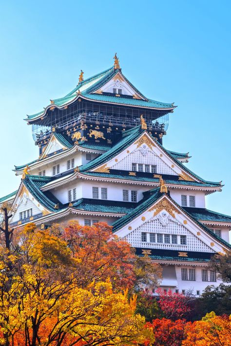 Best Places To Visit In Japan For First Timers & Where To Stay Places To Visit In Japan, Japan Osaka, Japan Guide, Osaka Castle, Cultural Capital, Autumn Colours, Tokyo Disneyland, Recreational Activities, Perfect Family