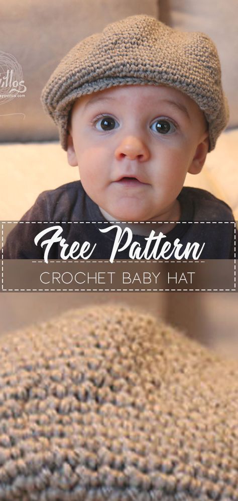 Crochet Baby Free | Patterns For You Free Hat Pattern, Crochet Baby Hat Pattern, Baby Hat Free Pattern, Baby Hat Pattern, Crochet Hats For Boys, Crochet Baby Hat, Crochet Baby Hat Patterns, Hat Patterns Free, Baby Hat Patterns