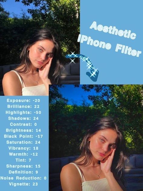 Aesthetic Iphone Filter, Filter For Pictures, Ios Filter, Photo Editing Iphone, Filter Photo Editing, Foto Editing, Vintage Photo Editing, Phone Photo Editing, Filters For Pictures