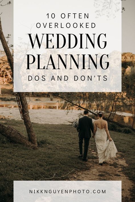 Wedding Don'ts Tips, Wedding Planning Tips And Tricks, Wedding Dos And Dont, Wedding Must Dos, Venue Questions, Wedding Tips And Tricks, Wedding Planning Details, Wedding Planning Organizer, Amazon Wedding Registry