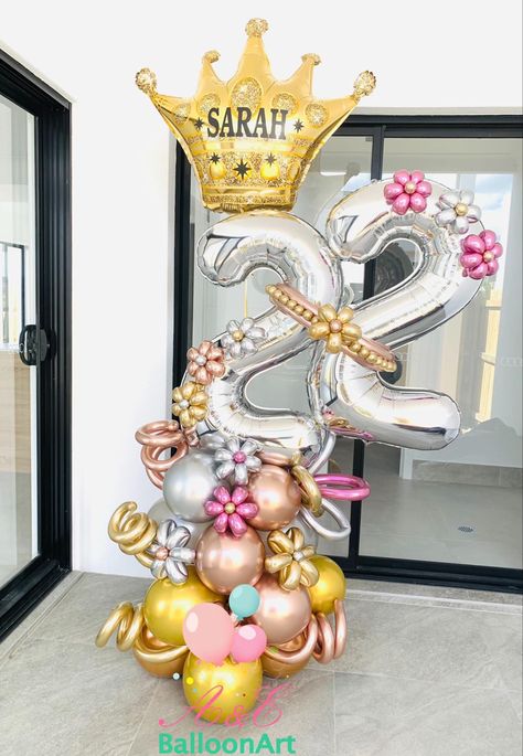 30th Birthday Balloons, Balloon Bouquet Delivery, Birthday Balloons Pictures, Balloon Display, Diy Balloon Decorations, Balloon Arrangements, Birthday Balloon Decorations, Balloon Gift, Balloon Columns