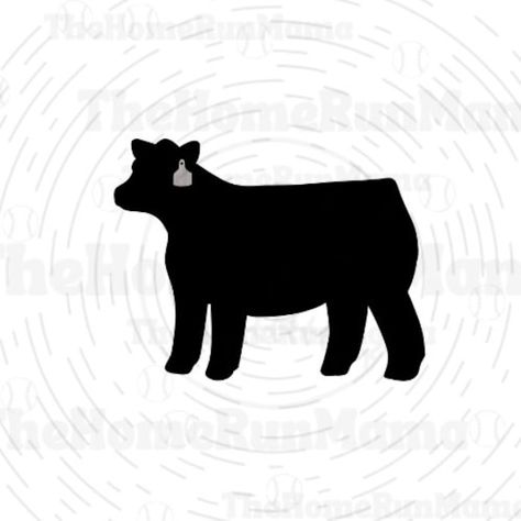 4 H Clover, Show Animals, Show Steers, Livestock Show, Showing Livestock, Silhouette Png, Scrapbook Layout, Layout Ideas, Silhouette Design