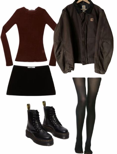 College Style Aesthetic, Theatre Outfit Ideas Casual, Coffee House Outfit, Small Black Skirt Outfit, Film Student Outfit, Black Tights Outfits, English Major Outfit, First Day Of Uni Outfit, Blair Waldorf Aesthetic Style