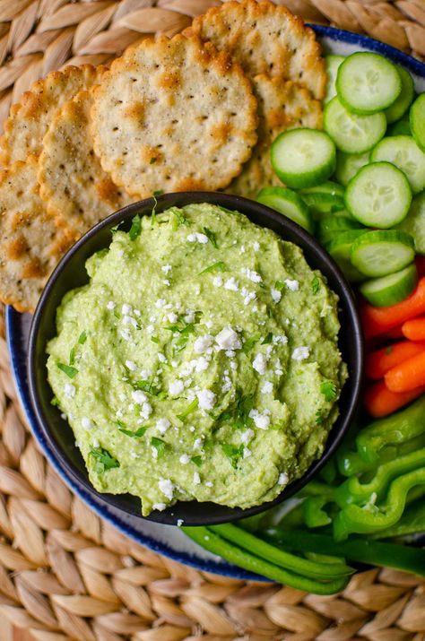 Avocado Feta Dip Avocado Feta Dip, Cold Dip Recipes, Avocado Dishes, Feta Dip, Lemon Olive Oil, Tailgate Food, Easy Appetizer Recipes, Yummy Dips, Cooking Recipes Desserts