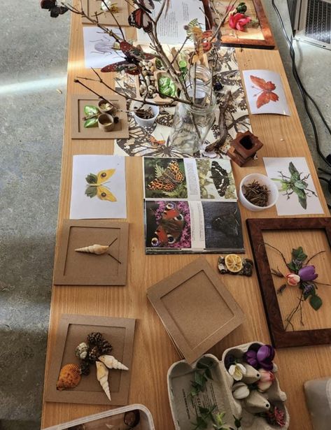 Reggio Inspired Classrooms Elementary, Reggio Emilia Art Activities, Reggio Emilia Activities, Fall Provocations, Nature Based Classroom, Provocations Reggio, Craft Activities For Toddlers, Early Childhood Education Activities, Preschool Garden