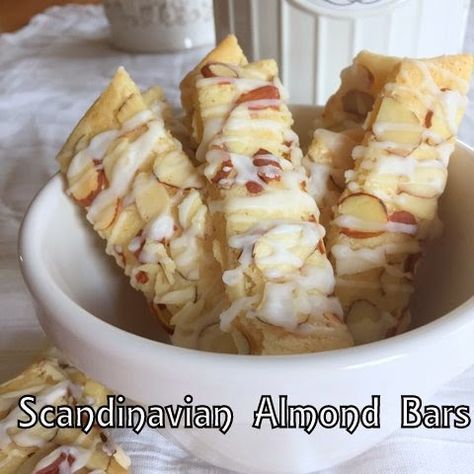 Almond Desserts, Almond Pastry, Almond Bars, Norwegian Food, Scandinavian Food, Swedish Recipes, Almond Cookies, Cookies Recipes Christmas, Almond Recipes