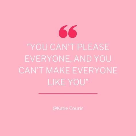 ✨ Stop trying to make everyone like you. Here’s why... Not everyone will love what you do—and that’s okay. You’re wasting energy trying to please everyone. I’ve been there, trying to be everything for everyone in my business. It left me drained, doubting my worth, and holding back my growth. Sound familiar? Focus on attracting the right clients—the ones who truly value what you offer. That’s when your business will thrive. 🌱 Want to grow your business with the right clients? Join my Unlea... My Worth, Stop Expecting, Katie Couric, Stop Trying, Pleasing Everyone, Women Entrepreneurs, My Business, Grow Your Business, Female Entrepreneur