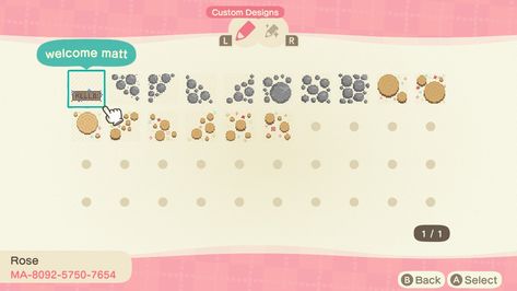 Animal Crossing Stone and Stump Path Design Acnh Cottagecore, Happy Home Designer, Animal Crossing Qr Codes Clothes, Path Design, Qr Codes Animal Crossing, The Dark One, New Animal Crossing, Forest Theme, 1 Rose