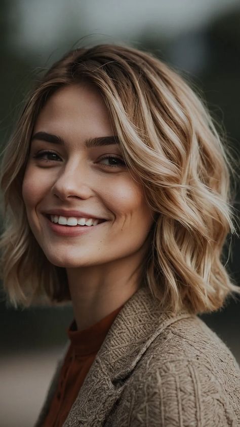 Short Hair For Thinner Hair, Short Haircut Styles For Women, Women With Round Faces, Haircuts For Round Face Shape, Shoulder Haircut, Short Hair Cuts For Round Faces, Chin Length Haircuts, Haircut Styles For Women, Stylish Short Haircuts