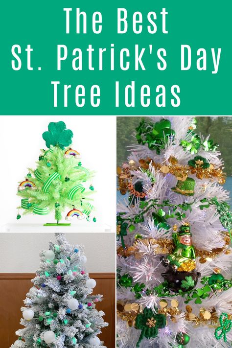 Want to get more use out of your Christmas tree? Create your own St. Patrick's Day Tree! It's a fun way to decorate for St. Patrick's Day and keep using your Christmas tree. St Patrick’s Day Tree, St Patrick's Day Tree, St Patricks Decorations, St Patricks Day Cards, St Patricks Crafts, Irish Christmas, St Patrick's Day Decorations, St Patrick's Day Crafts, Christmas Planning