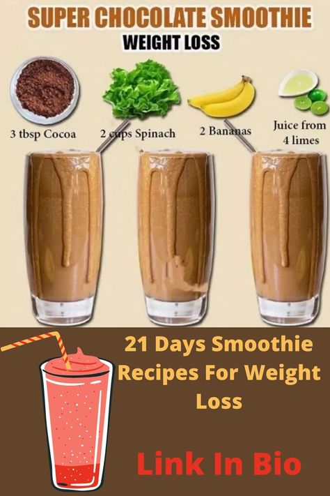 Banana Chocolate Smoothie, Healthy Chocolate Smoothie, Chocolate Protein Smoothie, Cocoa Powder Recipes, Chocolate Banana Smoothie, Nutritious Smoothies, Chocolate Smoothie, Belly Fat Drinks, Powder Recipe