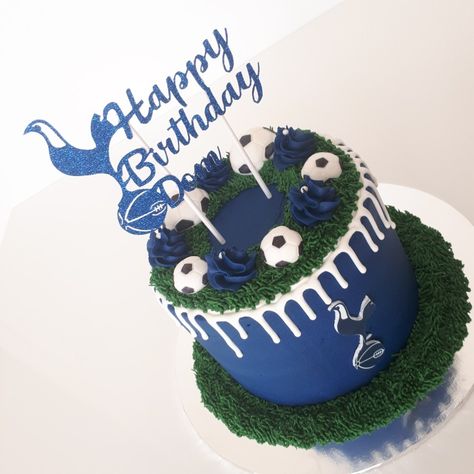 Spurs Birthday Cake, Spurs Cake, Tottenham Cake, 50th Bday Cake, 2023 Cakes, Football Cake Design, Tottenham Hotspur Wallpaper, Kids Cake Ideas, Seventh Birthday