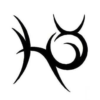 Pisces and taurus tattoo symbol Pisces And Taurus Tattoo, Zodiac Tattoos Pisces, 95 Tattoo, Pisces Tattoo Designs, Virgo Tattoo Designs, Taurus Symbols, Taurus Tattoo, Printable Tattoos, Tattoos Pictures