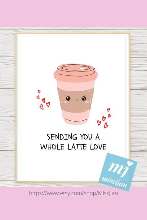 Coffee Birthday Cards, Thank You Coffee Card, Birthday Card Coffee Lover, Coffee Valentines Day Cards, Coffee Themed Valentine Cards, Handmade Coffee Themed Cards, Pun Cards, Coffee Themed Cards, Friend Things