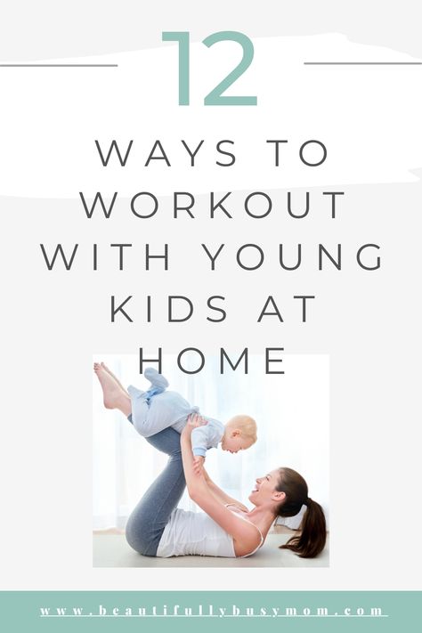 This article will show you tips and tricks to consistently workout with young kids at home! You'll enjoy working out again and they will enjoy it too! |Exercising with Toddlers| Toddler Exercise, Stroller Workout, Running With Stroller, Wow Mom, Toddler Sports, Toddler Breakfast, Mom Schedule, Toddler Car, Toddler Lunches