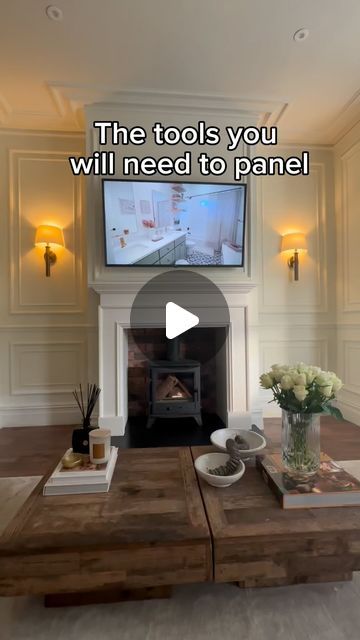 Sheldon on Instagram: "The tools you will need to panel your home. #tools #panelling #panelledwalls #diy #howto #tutorial" Victorian Panelling, Handy Woman, Victorian House, Home Tools, Wood Trim, The Tools, Wall Panels, Victorian Homes, Wall Paneling