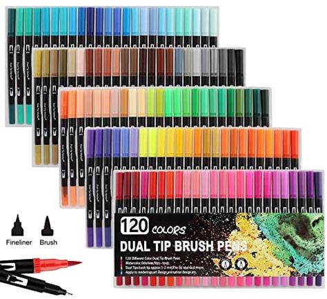 Marker Kunst, Stylo Art, Calligraphy Markers, Brush Pen Art, Watercolor Brush Pen, Calligraphy Drawing, Brush Markers, Coloring Supplies, Brush Pens