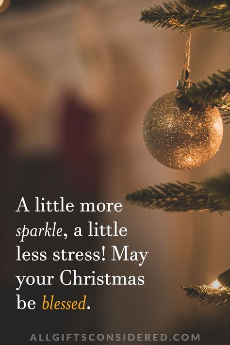 A little more sparkle, a little less stress! May your Christmas be blessed Merry Christmas Blessings, Christmas Wishes Quotes, Best Christmas Wishes, Christmas Quotes Inspirational, Christmas Tress, Merry Christmas Quotes, Christmas Blessings, Blessed Quotes, Be Blessed