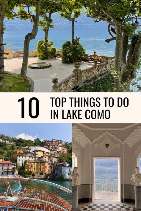 Are you planning on visiting Lake Como during your trip to Italy and you want to make sure you cover all the best spots? You have come to the right place! In order to help you plan your visit, I have interviewed Giacomo from @giacomo.sonzini, a true Italy expert, and prepared this Guide to the 10 Top things to do in Lake Como. In this Guide, we have outlined everything you need to know to plan the perfect Lake Como itinerary, regardless of whether you’re spending one night or one week there. Lake Como Itinerary, Lac Como, Bellagio Italy, Comer See, Italy Itinerary, Lake Como Italy, Italy Holidays, Boat Trip, Italy Travel Tips