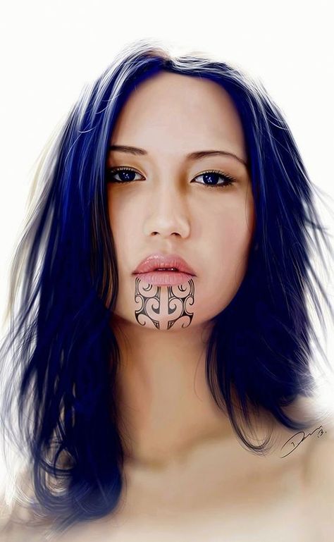 Polynesian women faces | Pinterest • The world’s catalog of ideas Maori Tattoo Frau, Ta Moko Tattoo, 42 Tattoo, Tattoo Son, Maori Tattoos, Maori People, Maori Tattoo Designs, Maori Designs, Samoan Tattoo