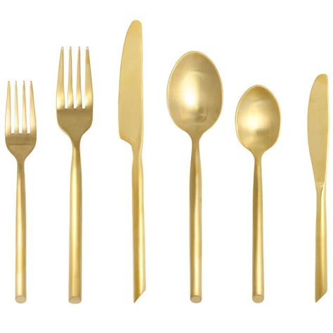 Where to find Capri Gold Cutlery in Toronto Art Of Plating, Gold Cutlery, Gold Flatware, Event Solutions, Dinner Fork, Pottery Barn Teen, Flatware Set, Joss And Main, Plates And Bowls