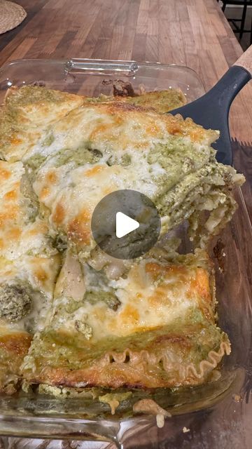 Kirk Muenzenberger on Instagram: "Sausage Pesto Lasagna - full detailed recipe below! This is absolutely one of my new favorites! I love pesto and lasagna and can’t believe I haven’t tried combining them before. If you feel the same, this recipe is for you! Let me know what you think! Ingredients: 12 Lasagna Noodles 1/2lb Sausage 16oz Ricotta 4C Shredded Mozzarella 1 Egg Salt & Pepper (2) 7oz Jars of Pesto 4T Butter 1/4C Flour 1.5C Milk 1/3C Parmesan Boil your lasagna noodles for about 5 minutes Chicken Pesto Lasagna, Chicken Pesto Lasagna Recipes, Basil Pesto Lasagna, Pesto And Sausage Lasagna, Pesto Sausage Lasagna, Pesto Skillet Lasagna, Pesto Lasagna, Sausage Lasagna, No Noodle Lasagna