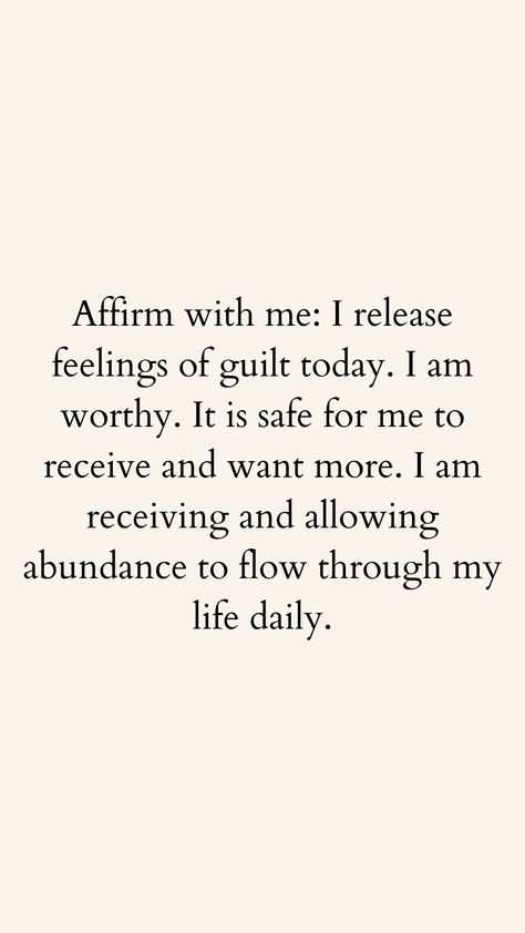 Affirmation Guilt Affirmations, Manifestation Mindset, Rumi Quotes Soul, Rumi Quotes, I Am Worthy, Journal Prompts, Law Of Attraction, Affirmations, Feelings