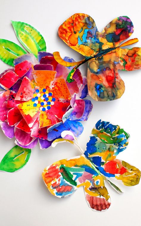 Butterfly Art And Craft, Spring Art Projects, Elementary Art Projects, Paper Plate Crafts, Plate Crafts, Butterfly Crafts, School Art Projects, Spring Art, Preschool Art